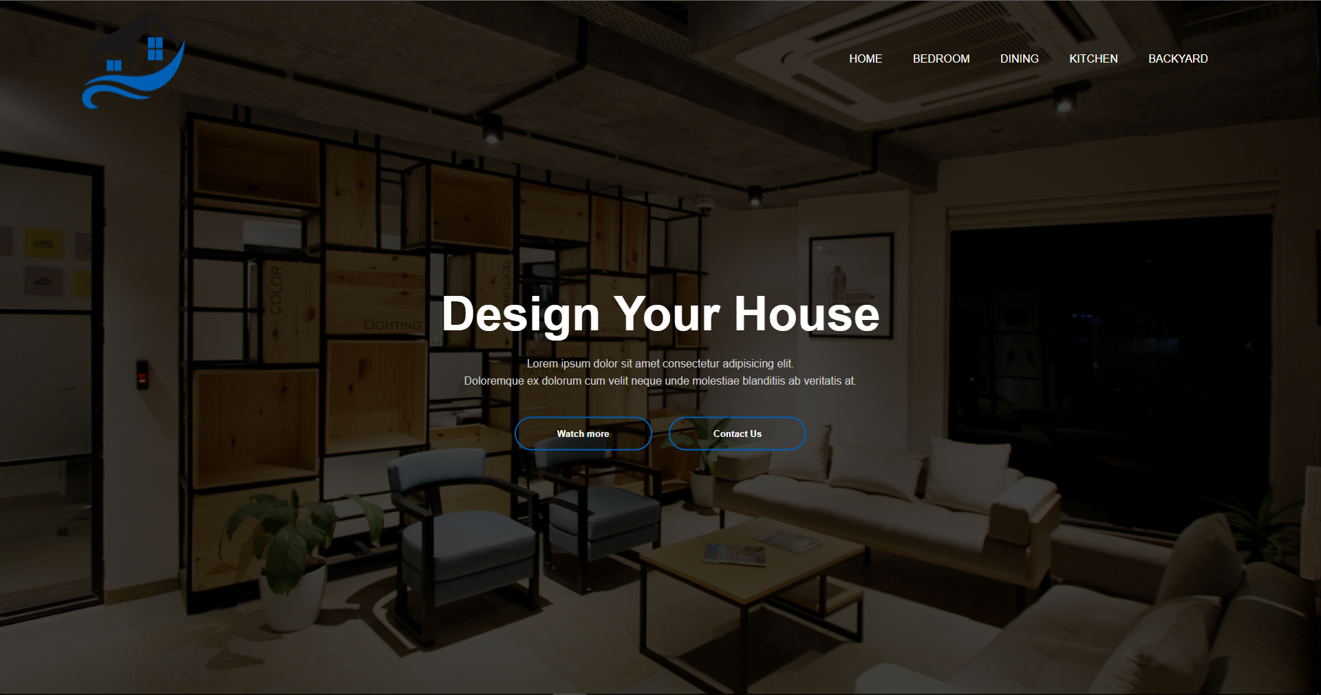 Lading Page Design Houses